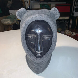Baby Joe Fresh Gray Bear Balaclava One Size